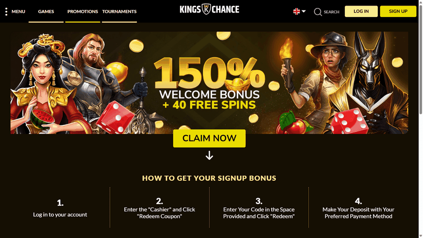 Avis sur le casino en ligne Kings Opportunity (2026)